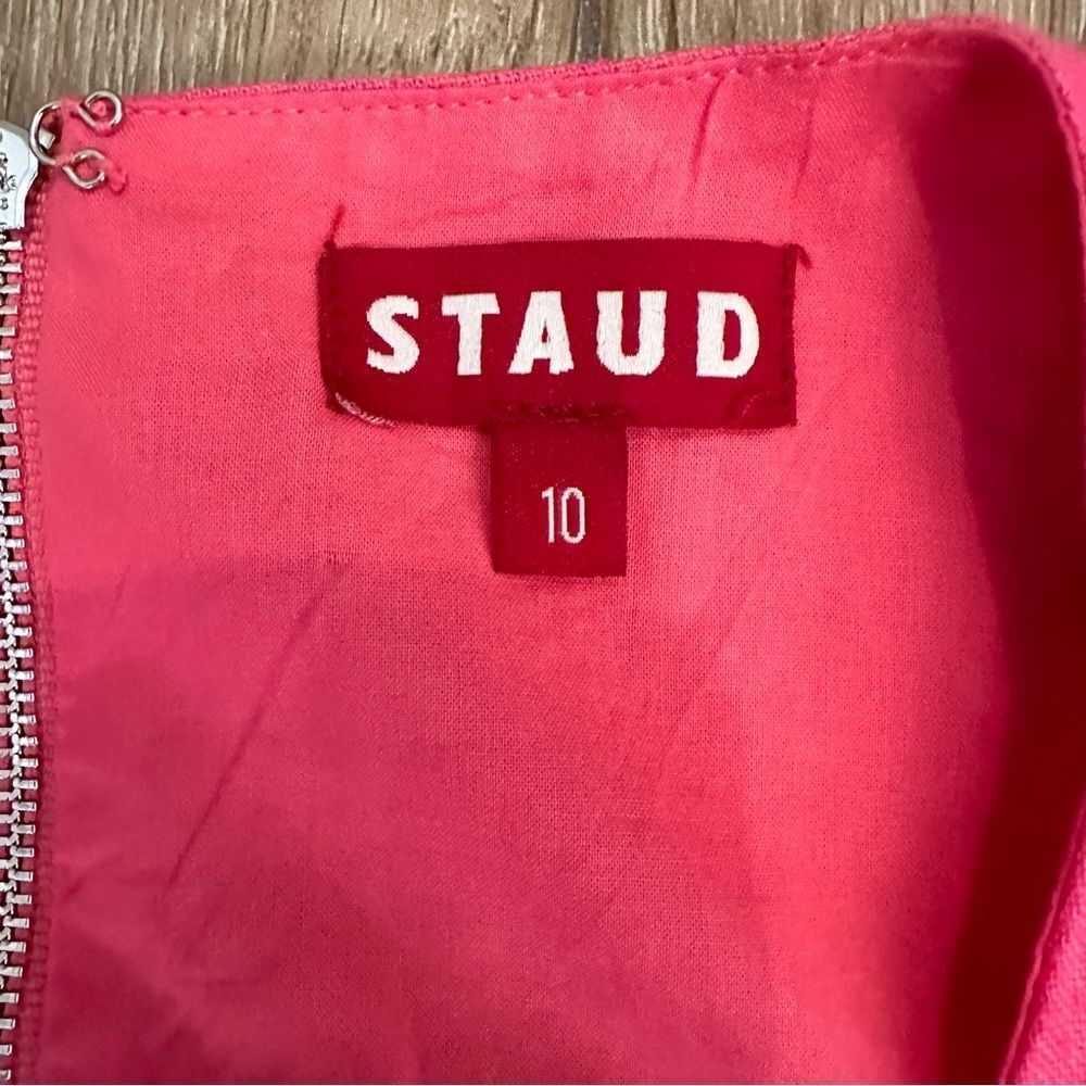 STAUD MATTEO DRESS Pink Size 10 - Picture 12 of 14